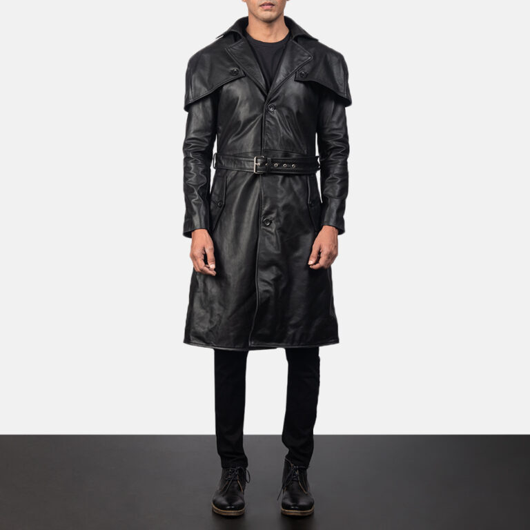 Mens Deux Black Leather Duster3-4-1557133475848